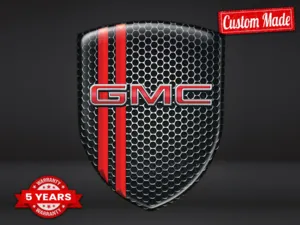 GMC Logosticker Edition Minimal Anpassbar Gedruckt